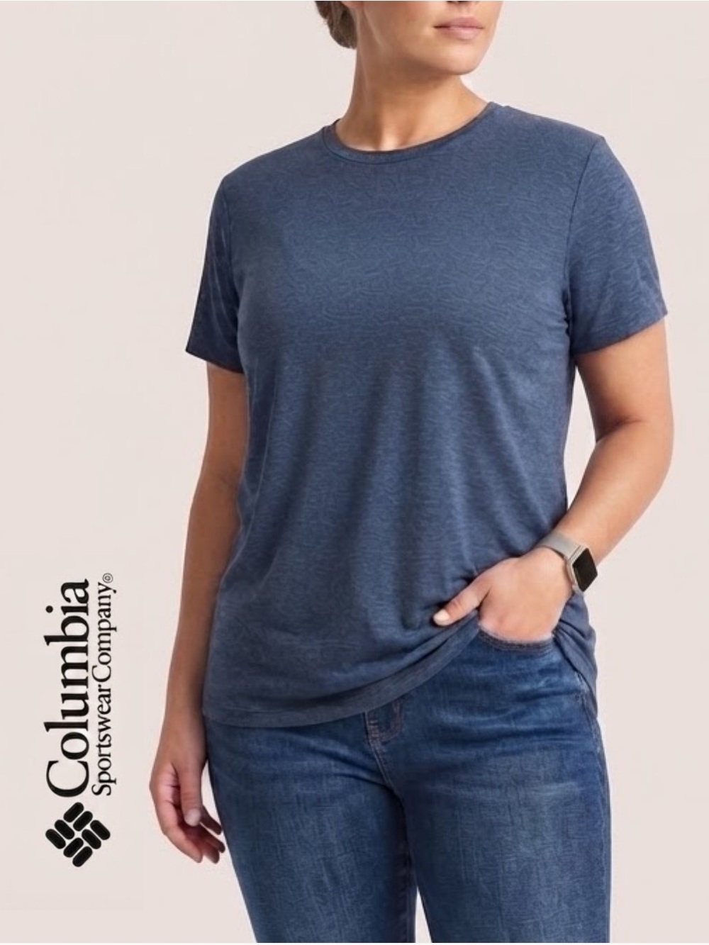 Short Sleeves • NWOT
Columbia • Women’s Soft Stretch Short Sleeve Dusty Blue